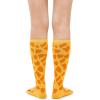 imageWomens Knee High Socks Long Athletic Thin Thigh High Stocking Outdoor Sport Casual Tube Socks2 Pack Giraffe
