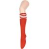 imageWomens Knee High Socks Long Athletic Thin Thigh High Stocking Outdoor Sport Casual Tube Socks2 Pack Red White