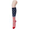 imageWomens Knee High Socks Long Athletic Thin Thigh High Stocking Outdoor Sport Casual Tube Socks2 Pack Star Flag