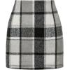 imageWomens Plaid Skirts High Waist Pencil Skirt Bodycon Mini Skirt Fall Winter Outfits for WomenBlack