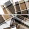 imageWomens Plaid Skirts High Waist Pencil Skirt Bodycon Mini Skirt Fall Winter Outfits for WomenCoffee