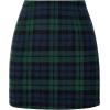 imageWomens Plaid Skirts High Waist Pencil Skirt Bodycon Mini Skirt Fall Winter Outfits for WomenGreen