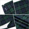 imageWomens Plaid Skirts High Waist Pencil Skirt Bodycon Mini Skirt Fall Winter Outfits for WomenGreen