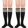 2 Pack Black White Stripe