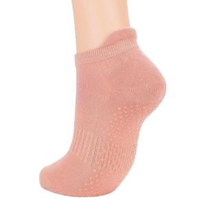 imageAmerican Trends Pilates Socks for Women Non Slip Yoga Ankle Socks with GripsSkin1 Pair