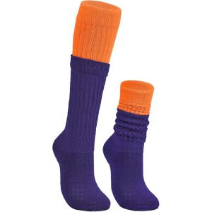 imageAmerican Trends Womens Slouch Socks Extra Long Knee High Socks Boot Socks  Pink One Size 1 CountOrange  Purple