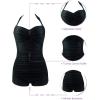 imageAmerican Trends One Piece Bathing Suit for Women Vinatge Womens Swimsuits Tummy Control Athletic Rerto Womens SwimwearVintage Pink
