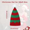 imageAmerican Trends Santa Hat Christmas Beanie Hat Winter Warm Cable Knit Slouchy Hat for Adult Women Men Xmas Holiday PartyChristmas Stripe 2