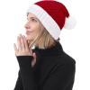 imageAmerican Trends Santa Hat Christmas Beanie Hat Winter Warm Cable Knit Slouchy Hat for Adult Women Men Xmas Holiday PartyChritmas Red
