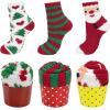 imageAmerican Trends Womens Christmas Fuzzy Socks Winter Warm Cozy Socks Soft Fluffy Athletic Socks for Women3Diy Cupsocks Style a