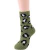 imageAmerican Trends Womens Christmas Fuzzy Socks Winter Warm Cozy Socks Soft Fluffy Athletic Socks for Women5 Pack Leopard