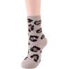 imageAmerican Trends Womens Christmas Fuzzy Socks Winter Warm Cozy Socks Soft Fluffy Athletic Socks for Women5 Pack Leopard