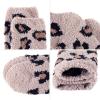 imageAmerican Trends Womens Christmas Fuzzy Socks Winter Warm Cozy Socks Soft Fluffy Athletic Socks for Women5 Pack Leopard