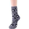 imageAmerican Trends Womens Christmas Fuzzy Socks Winter Warm Cozy Socks Soft Fluffy Athletic Socks for Women5 Pack Leopard