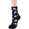 imageAmerican Trends Womens Christmas Fuzzy Socks Winter Warm Cozy Socks Soft Fluffy Athletic Socks for Women5 Pack Leopard