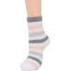 imageAmerican Trends Womens Christmas Fuzzy Socks Winter Warm Cozy Socks Soft Fluffy Athletic Socks for Women5 Pack Thinstriped
