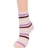 imageAmerican Trends Womens Christmas Fuzzy Socks Winter Warm Cozy Socks Soft Fluffy Athletic Socks for Women5 Pack Thinstriped