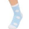 imageAmerican Trends Womens Christmas Fuzzy Socks Winter Warm Cozy Socks Soft Fluffy Athletic Socks for Women5 Pack White Blue