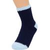 imageAmerican Trends Womens Christmas Fuzzy Socks Winter Warm Cozy Socks Soft Fluffy Athletic Socks for Women5 Pack White Blue