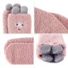 imageAmerican Trends Womens Christmas Fuzzy Socks Winter Warm Cozy Socks Soft Fluffy Athletic Socks for Women5 Pairs Cute Animal