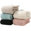 imageAmerican Trends Womens Christmas Fuzzy Socks Winter Warm Cozy Socks Soft Fluffy Athletic Socks for Women5 Pairs Cute Animal