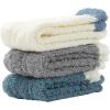 imageAmerican Trends Womens Christmas Fuzzy Socks Winter Warm Cozy Socks Soft Fluffy Athletic Socks for WomenB 3 Pairs Tricolor