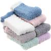 imageAmerican Trends Womens Christmas Fuzzy Socks Winter Warm Cozy Socks Soft Fluffy Athletic Socks for WomenF 7 Pack Patch Color