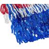imageWomens Belly Dance Hip Scarf with Sparkly Fringe Rave Party Sequin Skirt Costume Festival Tassel SkirtAmerican Flag