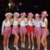 imageWomens Belly Dance Hip Scarf with Sparkly Fringe Rave Party Sequin Skirt Costume Festival Tassel SkirtPink