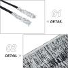 imageWomens Belly Dance Hip Scarf with Sparkly Fringe Rave Party Sequin Skirt Costume Festival Tassel SkirtSilver  Black