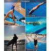 imageAmerican Trends One Piece Swimsuit Women Criss Cross Back Color Block Print Bathing Suits Athletic Modest SwimwearB Black