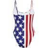 imageAmerican Trends One Piece Swimsuit Women Swim Suits for Women 2024 Ribbed Open Back Bathing Suit Sexy Slimming SwimsuitFlag