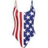 imageAmerican Trends One Piece Swimsuit Women Swim Suits for Women 2024 Ribbed Open Back Bathing Suit Sexy Slimming SwimsuitFlag