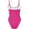 imageAmerican Trends One Piece Swimsuit Women Swim Suits for Women 2024 Ribbed Open Back Bathing Suit Sexy Slimming SwimsuitHot Pink