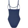 imageAmerican Trends One Piece Swimsuit Women Swim Suits for Women 2024 Ribbed Open Back Bathing Suit Sexy Slimming SwimsuitNavy