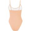 imageAmerican Trends One Piece Swimsuit Women Swim Suits for Women 2024 Ribbed Open Back Bathing Suit Sexy Slimming SwimsuitPeach