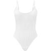 imageAmerican Trends One Piece Swimsuit Women Swim Suits for Women 2024 Ribbed Open Back Bathing Suit Sexy Slimming SwimsuitWhite