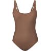 imageAmerican Trends Womens Swimsuits One Piece Swimsuit Women Tummy Control Bathing Suit for Women Sexy Slimming SwimsuitBrown