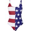imageAmerican Trends Womens Swimsuits One Piece Swimsuit Women Tummy Control Bathing Suit for Women Sexy Slimming SwimsuitNational Flag