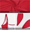 imageAmerican Trends Womens Swimsuits One Piece Swimsuit Women Tummy Control Bathing Suit for Women Sexy Slimming SwimsuitRed
