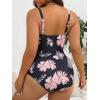 imageWomen Plus Size Bathing Suit Tummy Control Womens Swimsuits One Piece Plus Size Swimsuits Vintage Swimwear01 Pink Floral