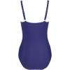 imageWomens Swimsuit One Piece Tummy Control Bathing Suit Ruched Vintage Push Up SwimwearNavy