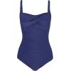 imageWomens Swimsuit One Piece Tummy Control Bathing Suit Ruched Vintage Push Up SwimwearNavy