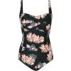 imageWomens Swimsuit One Piece Tummy Control Bathing Suit Ruched Vintage Push Up SwimwearPink Floral