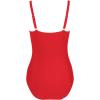 imageWomens Swimsuit One Piece Tummy Control Bathing Suit Ruched Vintage Push Up SwimwearRed