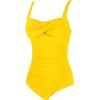 imageWomens Swimsuit One Piece Tummy Control Bathing Suit Ruched Vintage Push Up SwimwearYellow