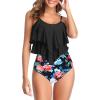 15 Black Blue Flower