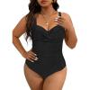 imageWomen Plus Size Bathing Suit Tummy Control Womens Swimsuits One Piece Plus Size Swimsuits Vintage Swimwear01 Black