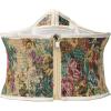 imageAmerican Trends Corset Belt for Women Renaissance Corset Lace Up Zipper Floral Corset Medieval Ren Faire AccessoriesBeige Floral