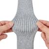imageAmerican Trends Leg Warmers for Women Girls 80s Ribbed Leg Warmer for Neon Party Knitted Fall Winter Sports Socks1 Light Gray